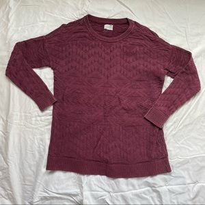 LA Hearts Long Sleeve Textured Sweater